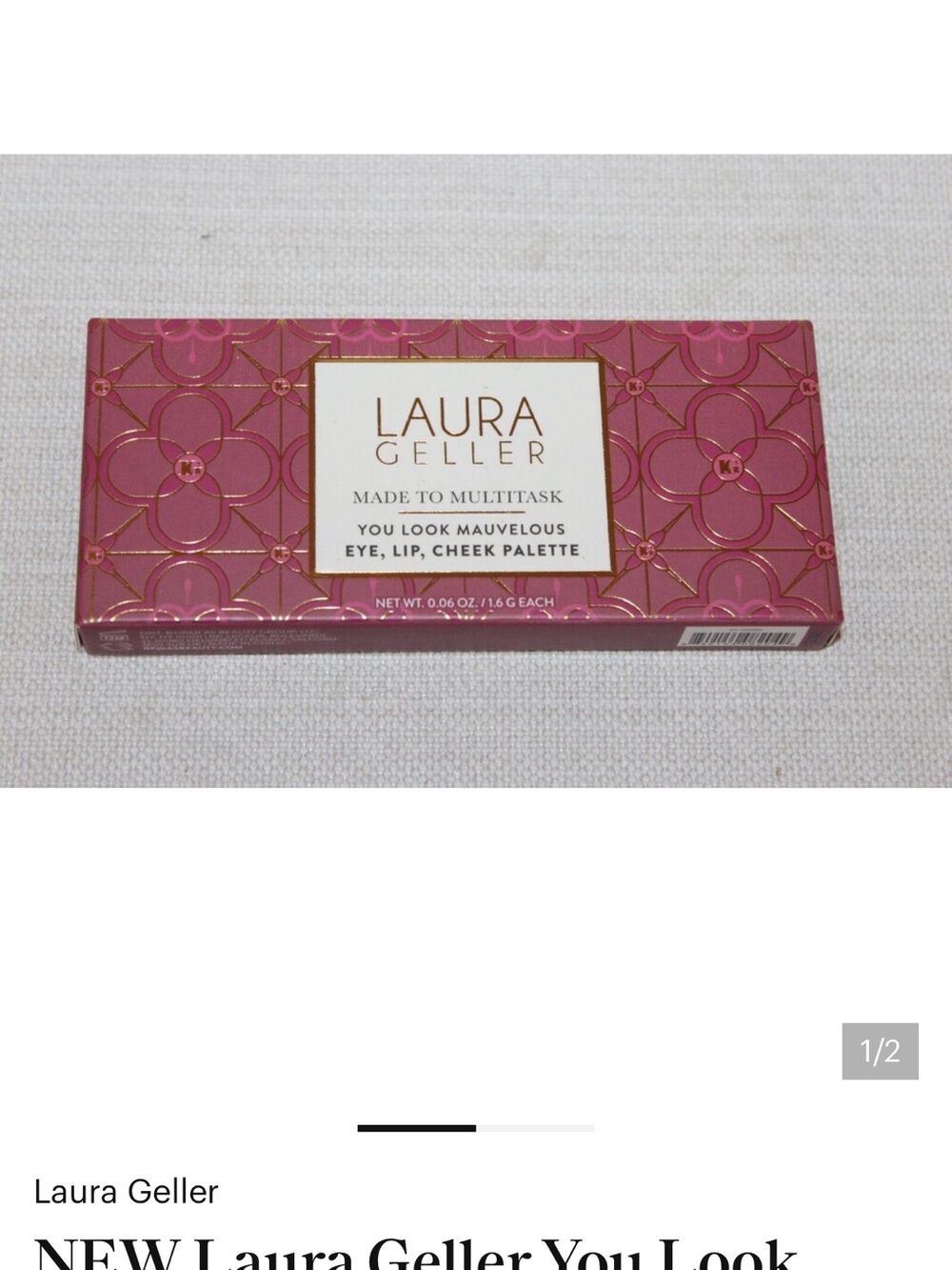 Laura Geller You Choose Yours Eyeshadow, Lip Oil or Multi Eye/Lip/Cheek Palette - Picture 5 of 6
